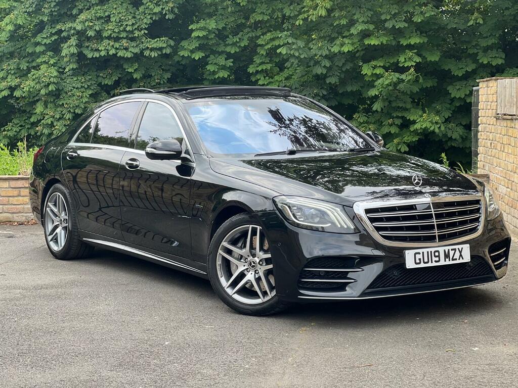 Mercedes-Benz S Class Saloon 3.0 S560le V6 Eq Power Amg Line 2019 GU19MZX Black #2