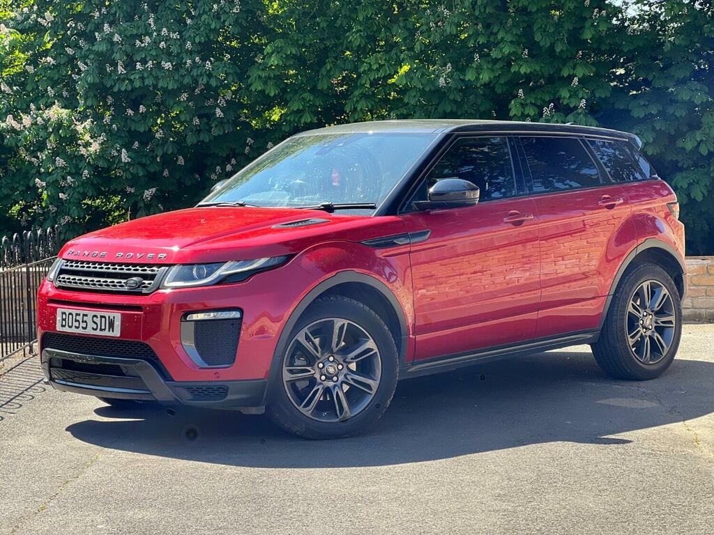 Land Rover Range Rover Evoque Suv 2.0 Td4 Landmark 2018 KV68VLA Red