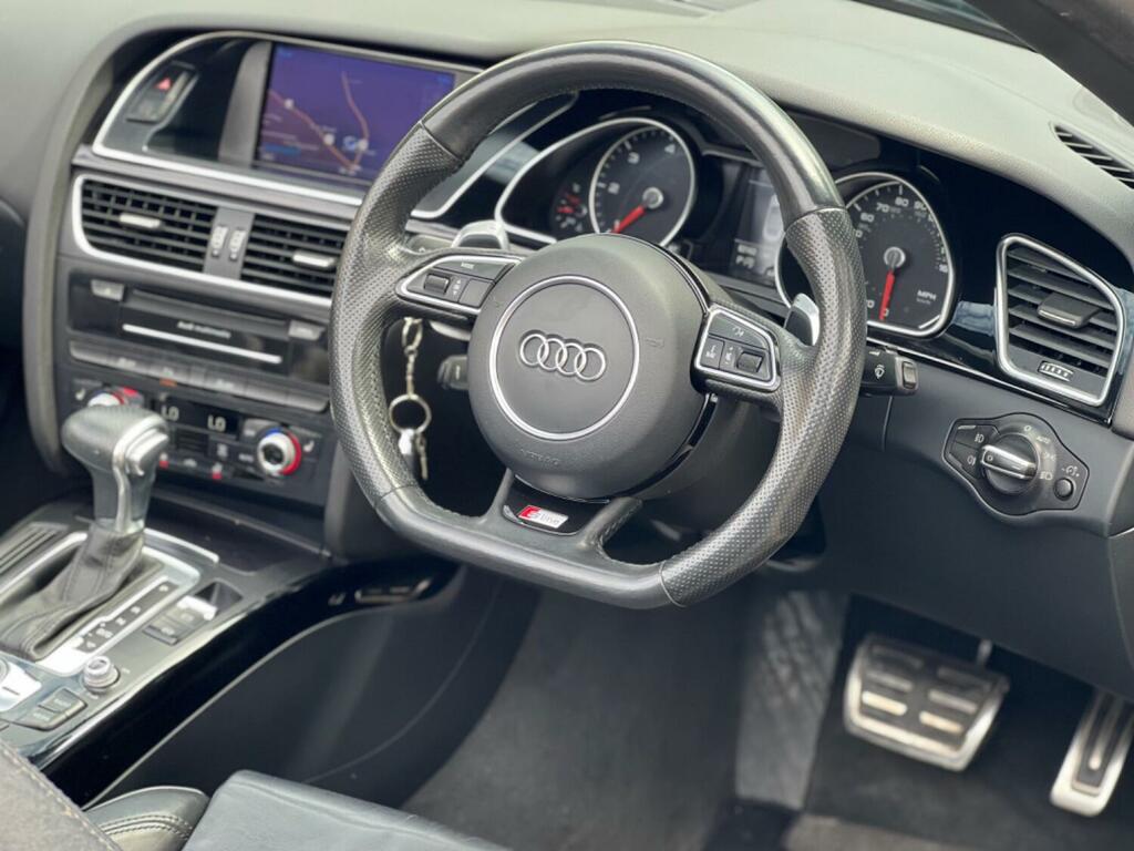 Audi A5 Convertible 2.0 Tdi S Line Special Edition Plus 2 VN66MTE Black #6