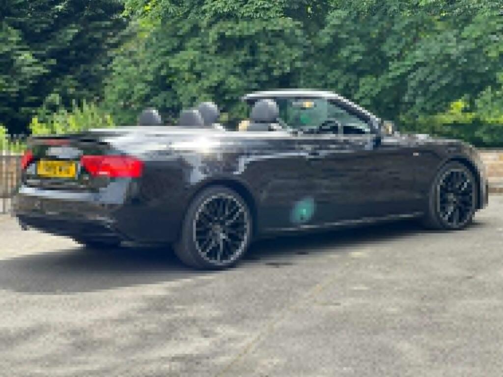Audi A5 Convertible 2.0 Tdi S Line Special Edition Plus 2 VN66MTE Black #4