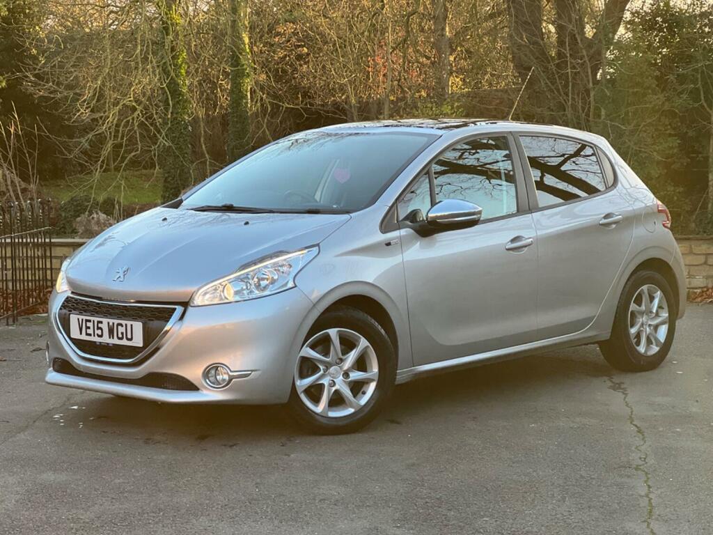 Peugeot 208 Hatchback 1.2 Vti Puretech Style 2015 VE15WGU Silver #2