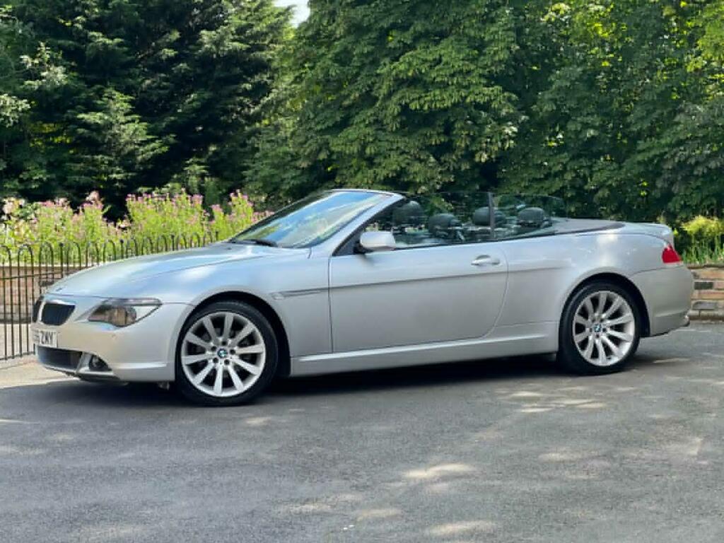 BMW 6 Series Convertible 3.0 630I Sport Convertible 2006 Silver #6