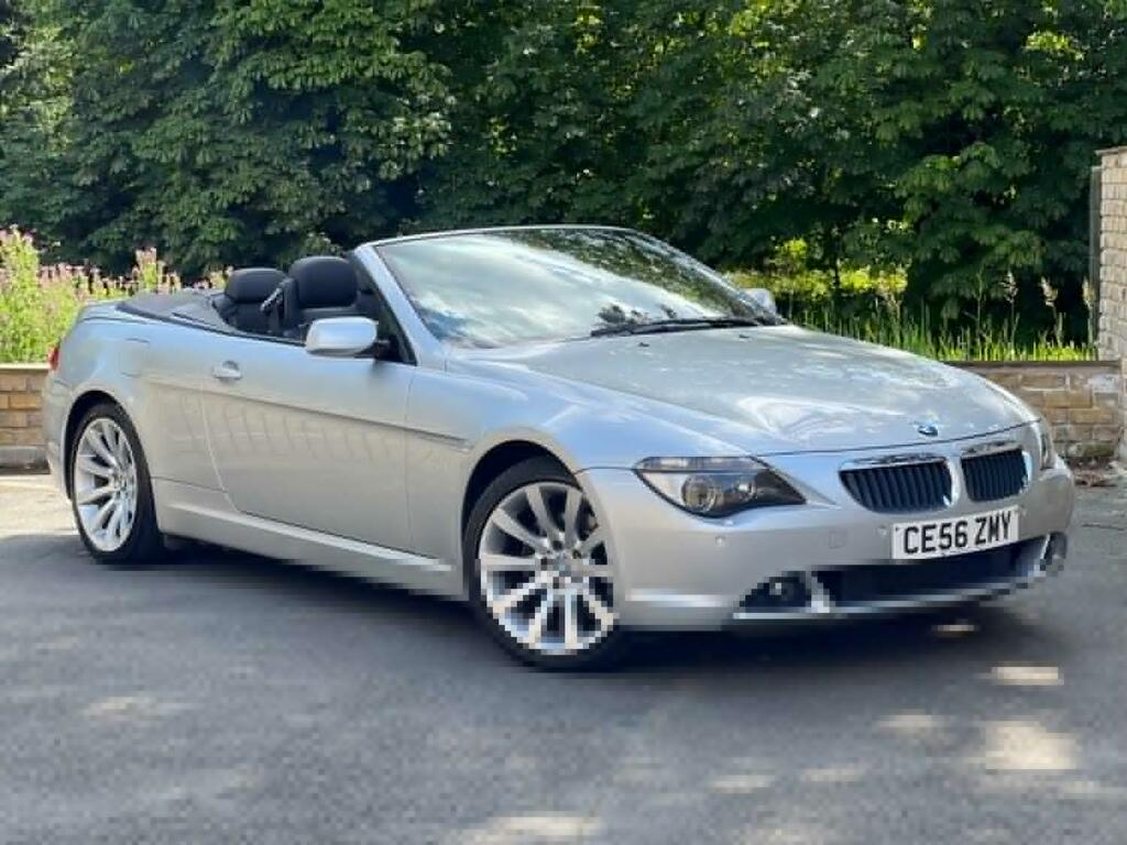 BMW 6 Series Convertible 3.0 630I Sport Convertible 2006 Silver #2