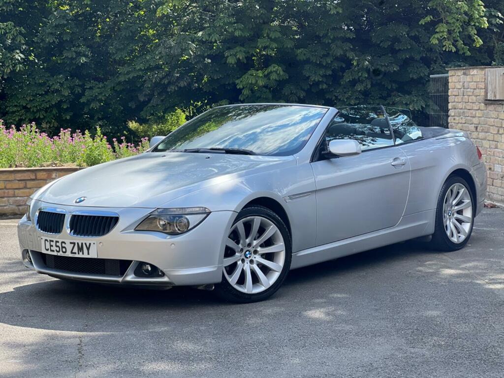 BMW 6 Series Convertible 3.0 630I Sport Convertible 2006 Silver