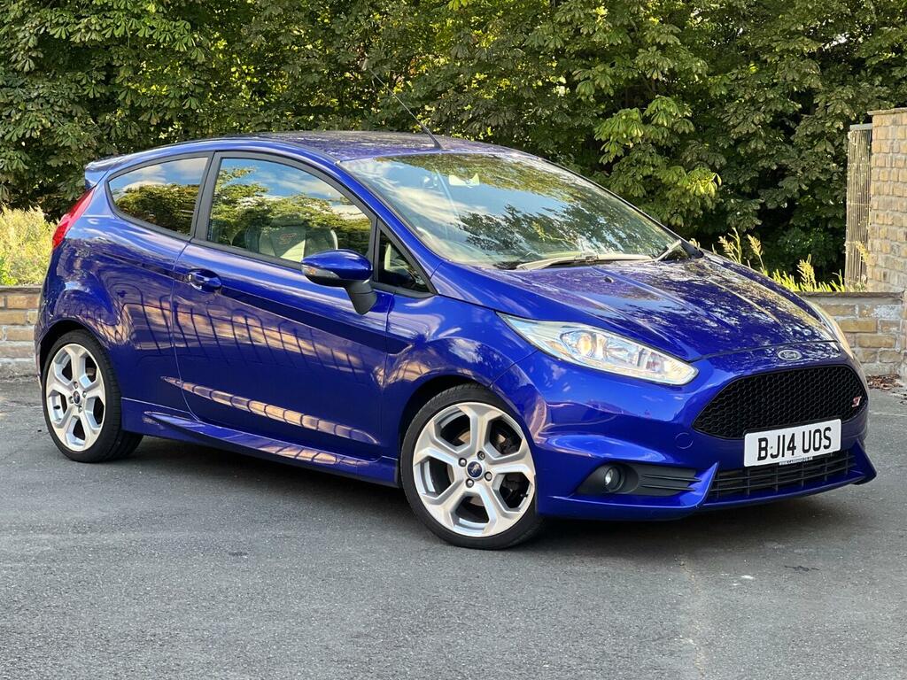 Ford Fiesta Hatchback 1.6 T Ecoboost St-2 2014 BJ14UOS Blue #2