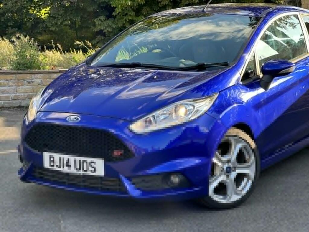 Ford Fiesta Hatchback 1.6 T Ecoboost St-2 2014 BJ14UOS Blue #5