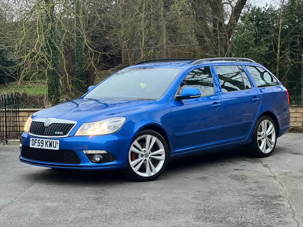 Skoda Octavia Estate 2.0 Tdi Vrs 2010 DF59KWU Blue #6