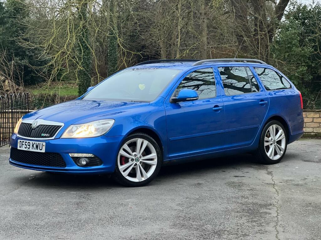 Skoda Octavia Estate 2.0 Tdi Vrs 2010 DF59KWU Blue #4
