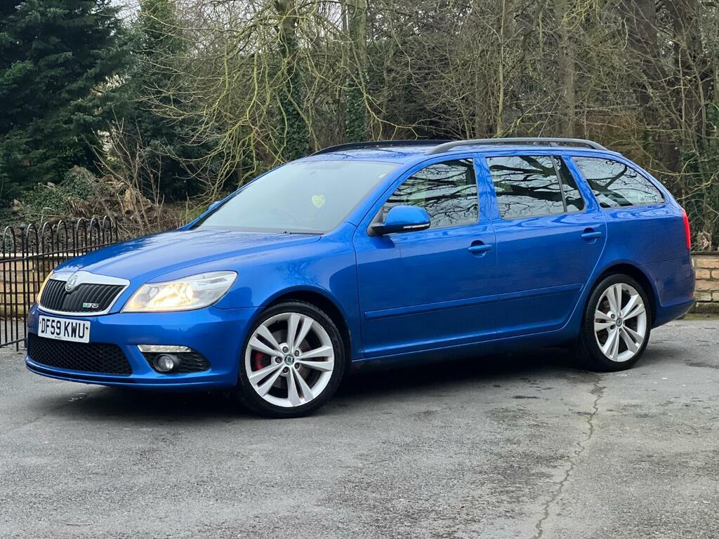 Skoda Octavia Estate 2.0 Tdi Vrs 2010 DF59KWU Blue #5