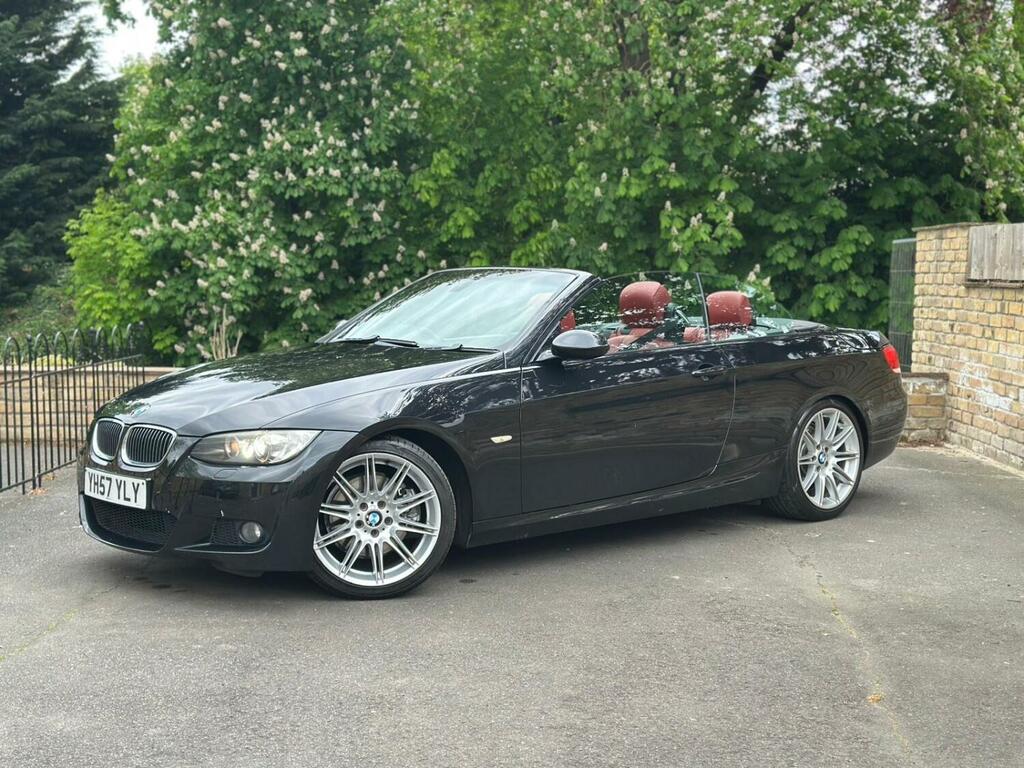 BMW 3 Series Convertible 3.0 325I M Sport Convertible 2007 YH57YLY Black #5