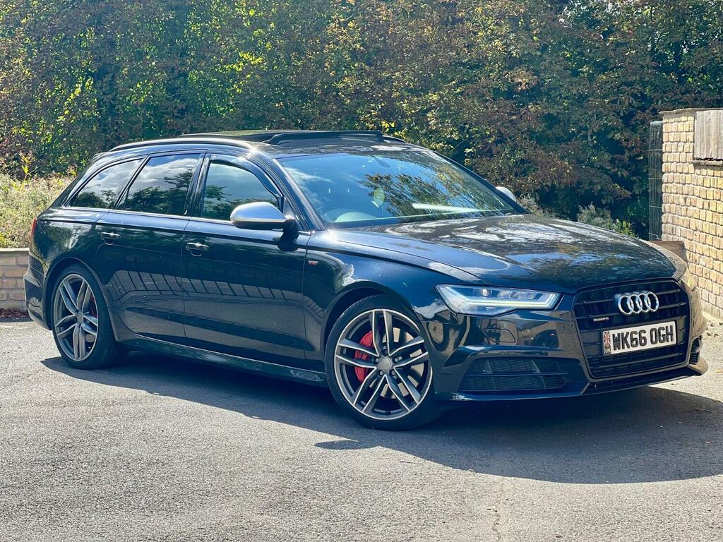 Audi A6 Avant Estate 3.0 Bitdi V6 Black Edition 2016 WK66OGH Black #2