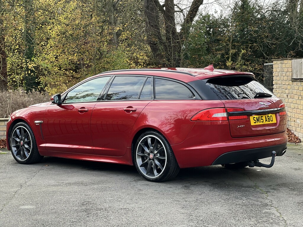 Jaguar XF Estate 2.2 D R-sport Black 2015 SM15ABO Red #4