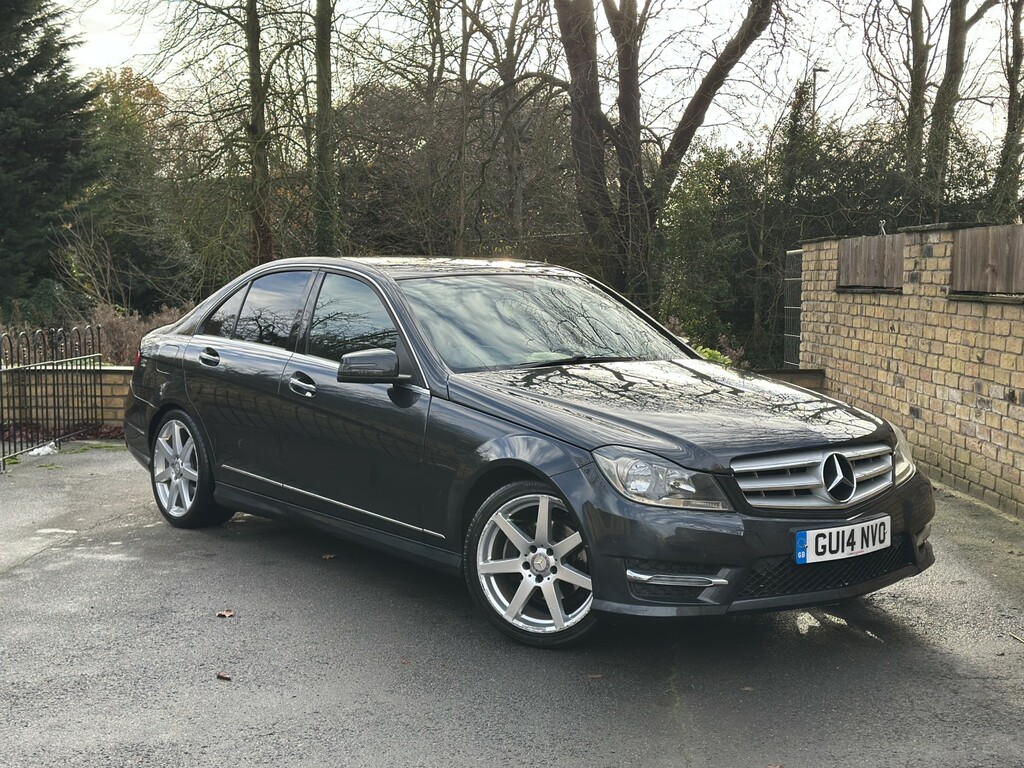 Mercedes-Benz C Class Saloon 2.1 C220 Cdi Amg Sport 2014 GU14NVO Black #2