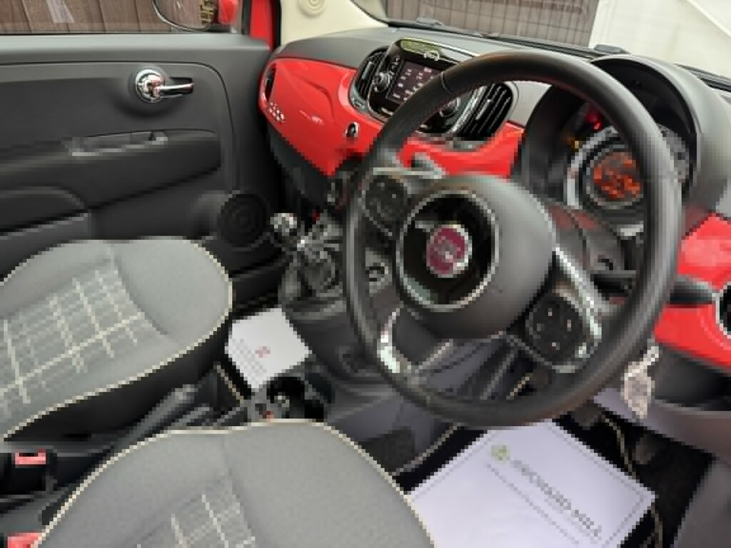 Fiat 500 Hatchback 1.2 500 My17 1.2 69Hp Lounge 2016 WP66MJY Pink #6
