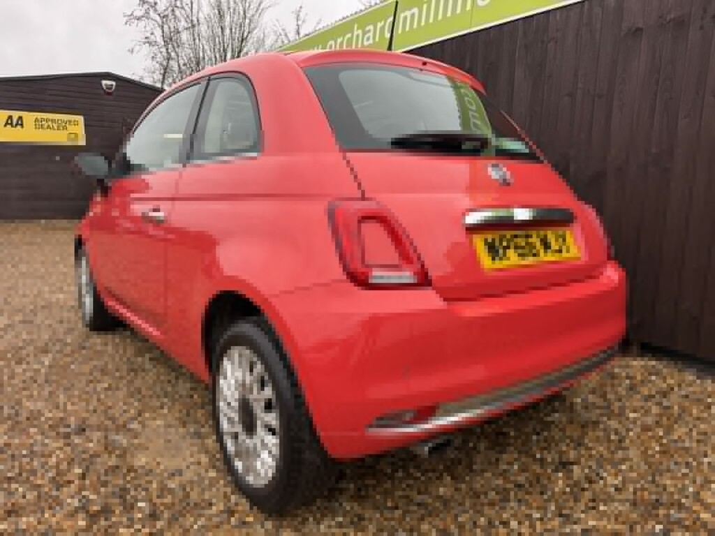 Fiat 500 Hatchback 1.2 500 My17 1.2 69Hp Lounge 2016 WP66MJY Pink #3
