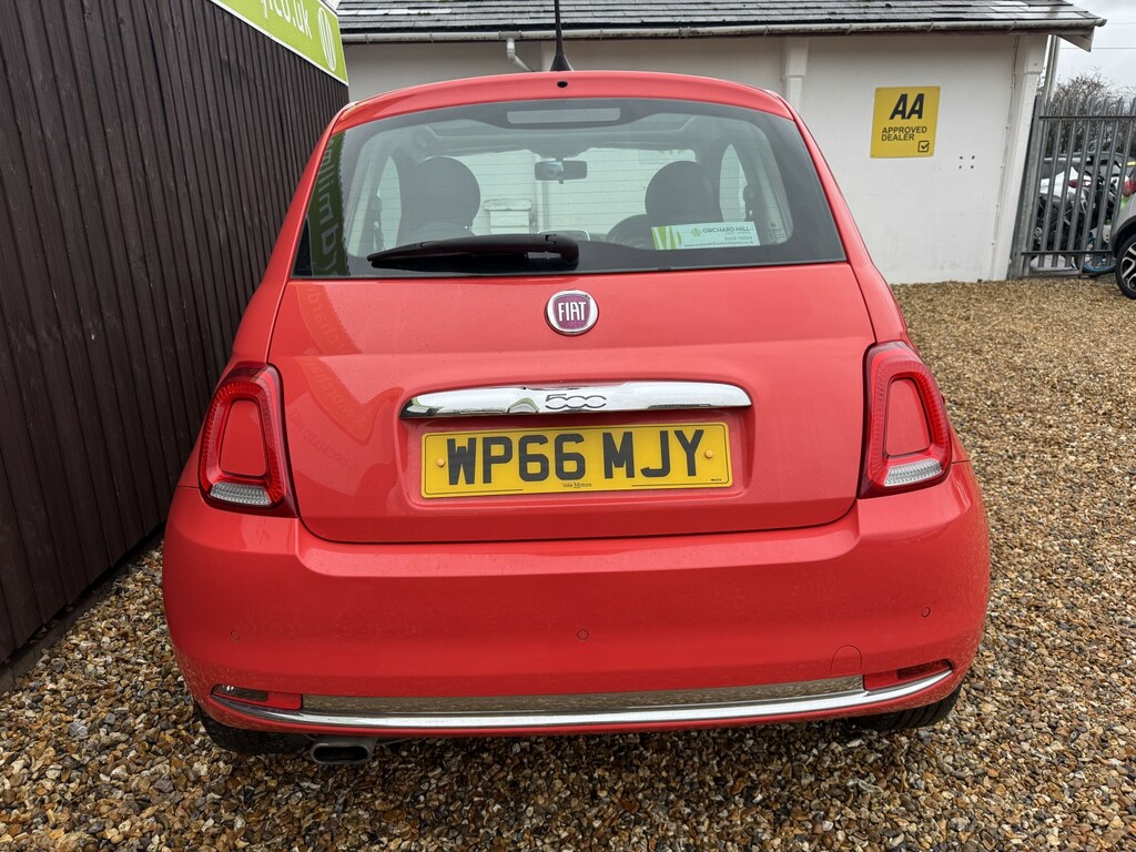 Fiat 500 Hatchback 1.2 500 My17 1.2 69Hp Lounge 2016 WP66MJY Pink #4