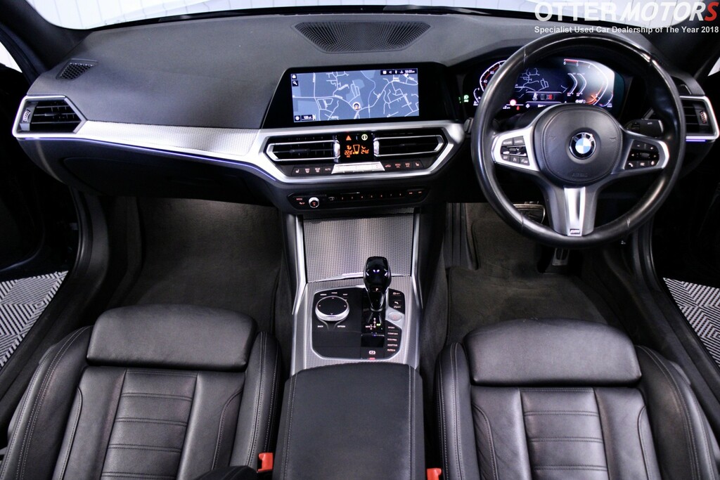 BMW 3 Series Saloon 318D M Sport Saloon - Ulez Compliant YC70GXG Black #2