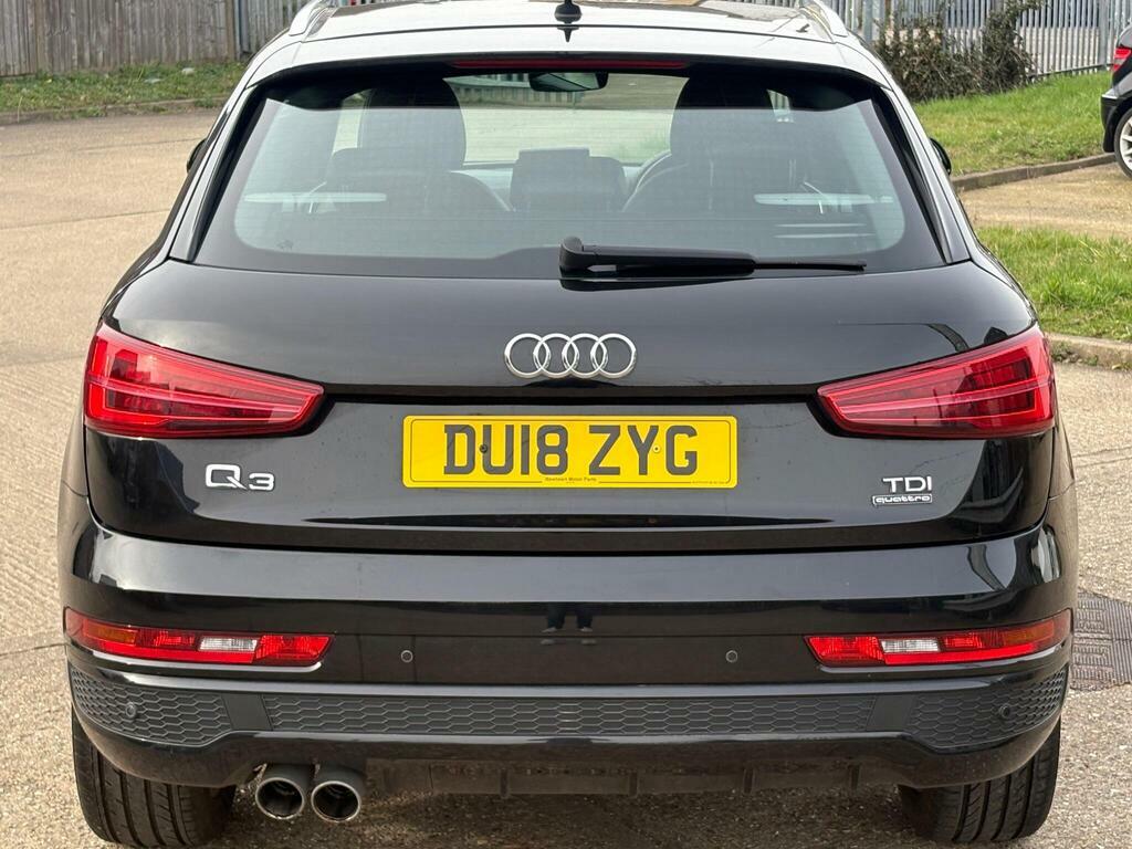 Audi Q3 2.0 Tdi S Line Edition Quattro Euro 6 S S DU18ZYG Black #4