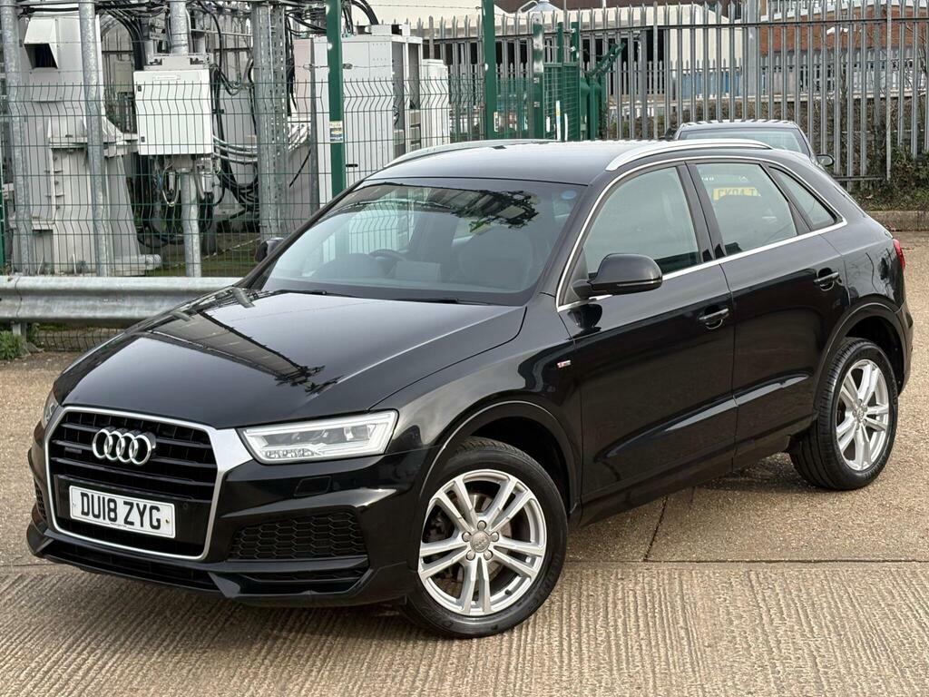 Audi Q3 2.0 Tdi S Line Edition Quattro Euro 6 S S DU18ZYG Black #6