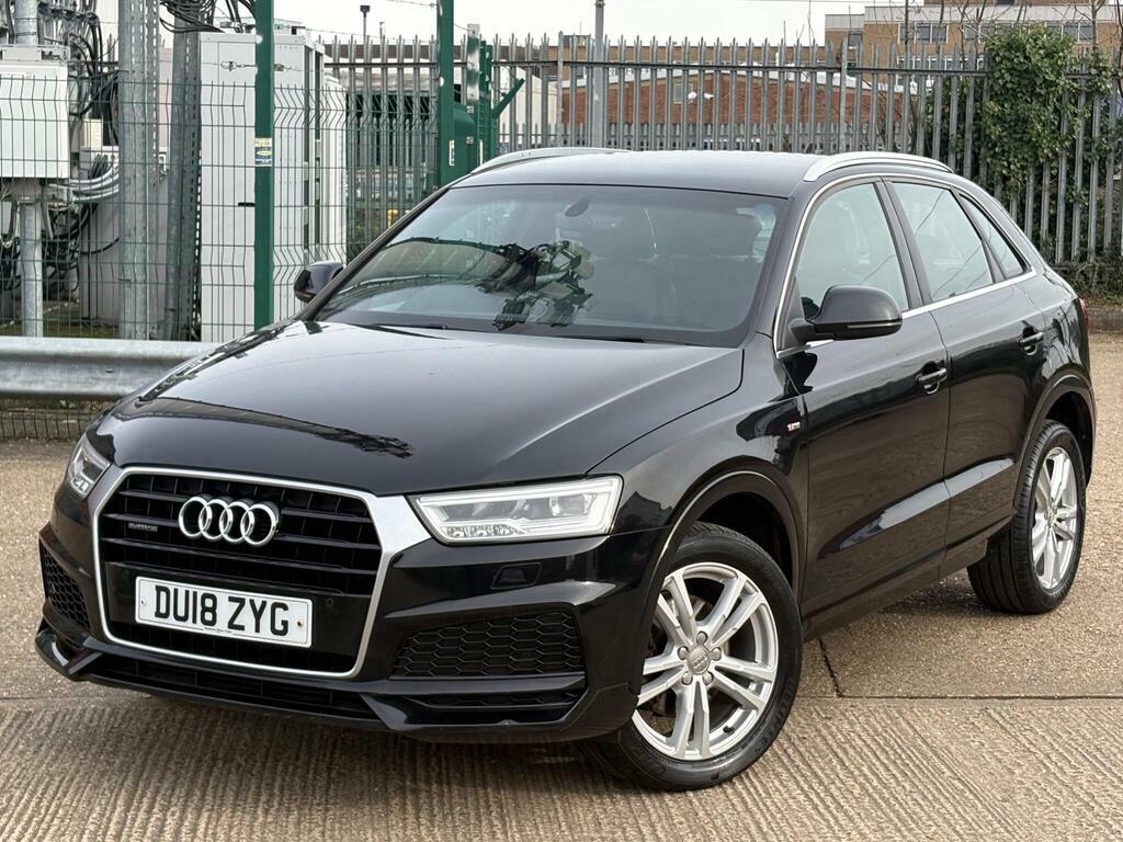 Audi Q3 2.0 Tdi S Line Edition Quattro Euro 6 S S DU18ZYG Black #2