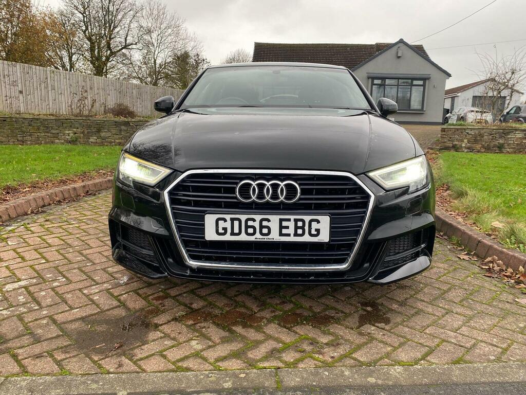Audi A3 2.0 Tdi S Line Euro 6 Ss 201766 GD66EBG Black #5