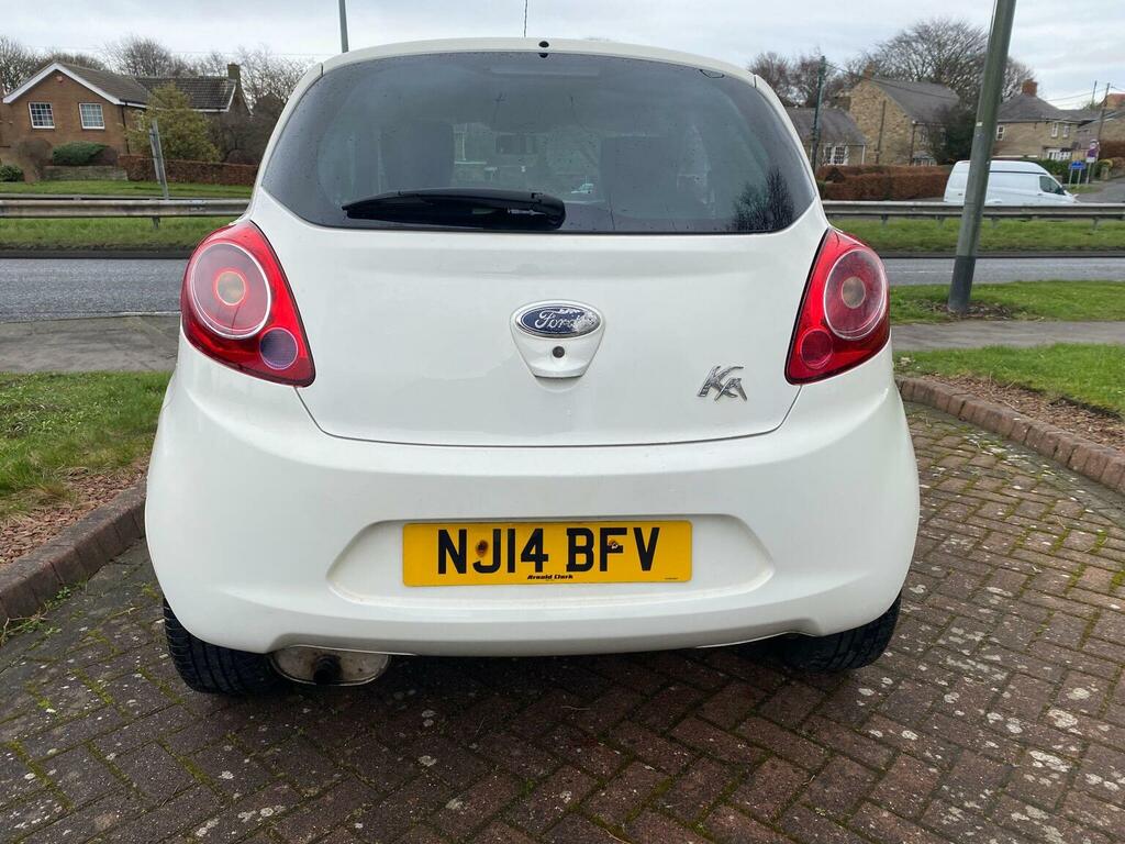 Ford KA 1.2 Zetec Euro 6 Ss 201414 NJ14BFV White #3