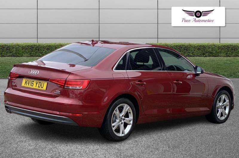 Audi A4 2.0 Tdi Sport S Tronic Quattro Euro 6 Ss - KV16YDU Red #4
