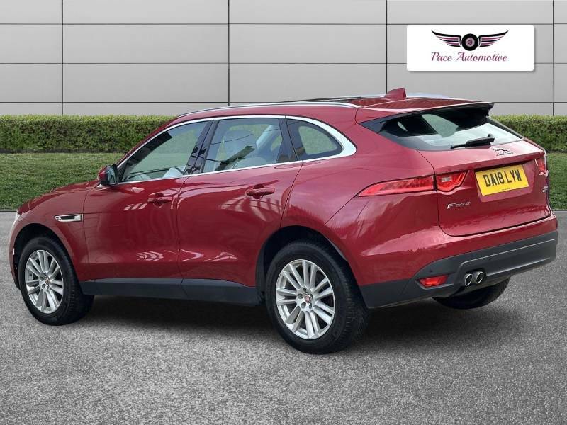Jaguar F-Pace 2.0 D180 Portfolio Awd Euro 6 Ss - 201 DA18LYW Red #5