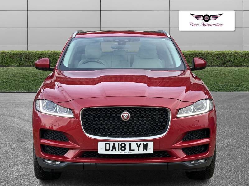 Jaguar F-Pace 2.0 D180 Portfolio Awd Euro 6 Ss - 201 DA18LYW Red #3