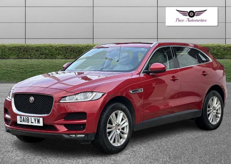 Jaguar F-Pace 2.0 D180 Portfolio Awd Euro 6 Ss - 201 DA18LYW Red #2