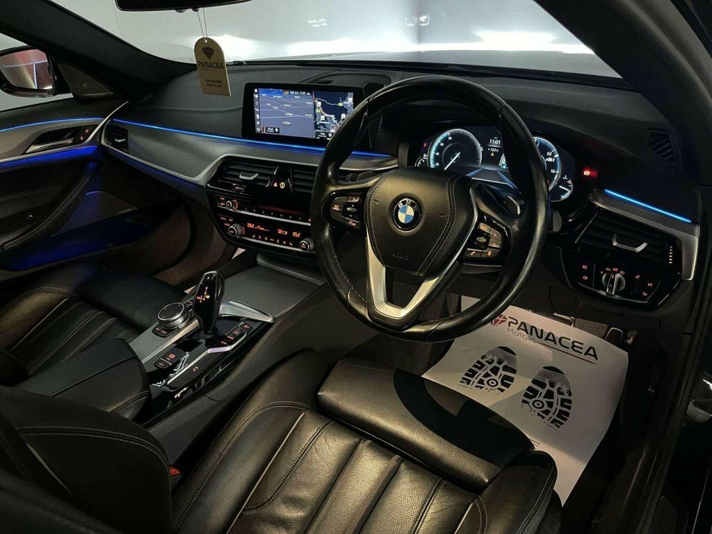 BMW 5 Series 2L M Sport YG18ONP Black #2