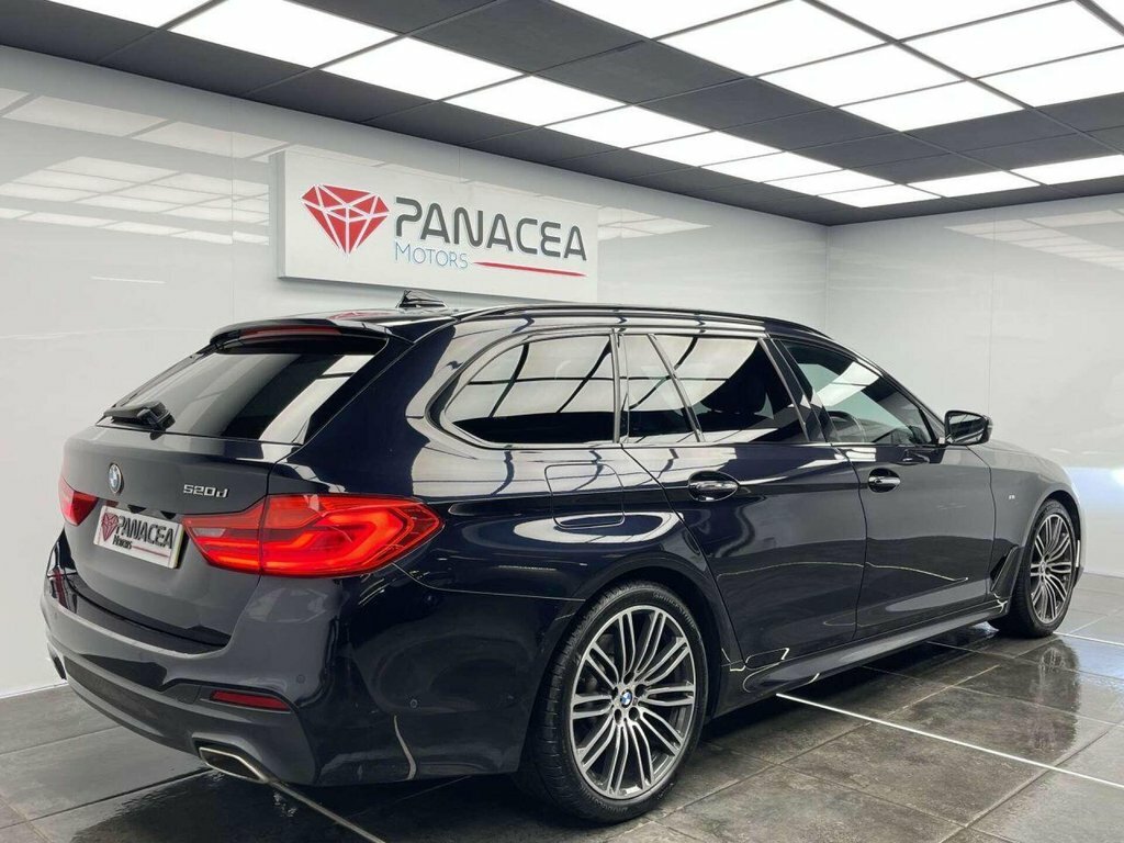 BMW 5 Series 2L M Sport YG18ONP Black #4