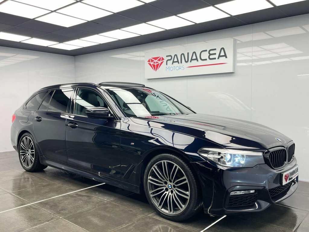 BMW 5 Series 2L M Sport YG18ONP Black #5