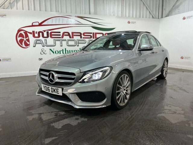 Mercedes-Benz C Class 2.1 C220d Amg Line Premium Saloon 7G- YD16DKE Silver #2