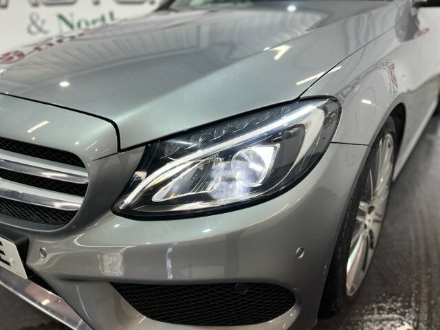 Mercedes-Benz C Class 2.1 C220d Amg Line Premium Saloon 7G- YD16DKE Silver #6
