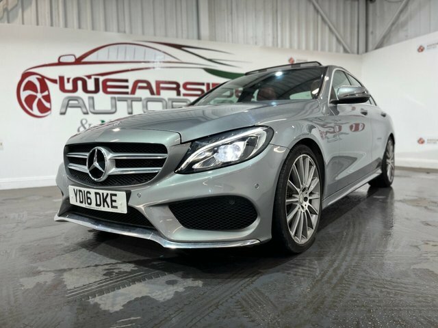 Mercedes-Benz C Class 2.1 C220d Amg Line Premium Saloon 7G- YD16DKE Silver #4