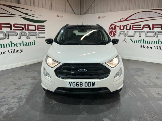 Ford Ecosport 1.0 St-line 138 Bhp YG68ODW White #2