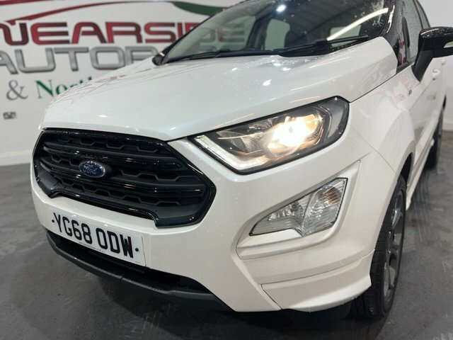 Ford Ecosport 1.0 St-line 138 Bhp YG68ODW White #5