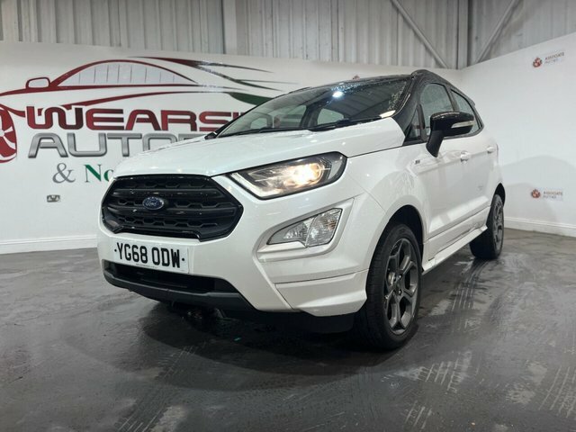 Ford Ecosport 1.0 St-line 138 Bhp YG68ODW White #4