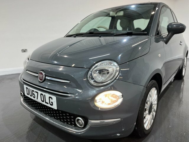 Fiat 500 1.2 Lounge Hatchback Euro 6 Ss DU67OLG Grey #5