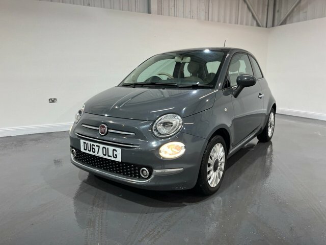 Fiat 500 1.2 Lounge Hatchback Euro 6 Ss DU67OLG Grey #3