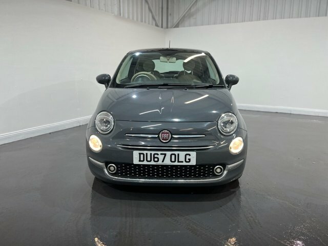 Fiat 500 1.2 Lounge Hatchback Euro 6 Ss DU67OLG Grey #2