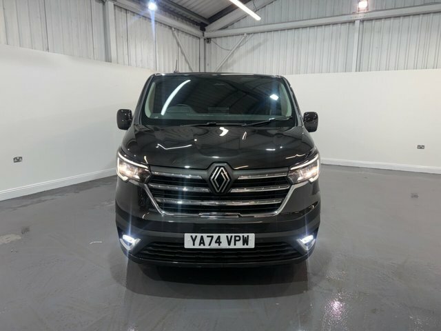 Renault Trafic 2.0 Dci Blue Ll30 Extra Sport Crew Van Double Cab YA74VPW Black #2