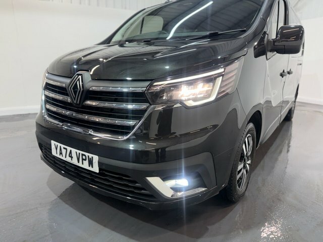 Renault Trafic 2.0 Dci Blue Ll30 Extra Sport Crew Van Double Cab YA74VPW Black #5
