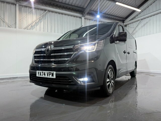 Renault Trafic 2.0 Dci Blue Ll30 Extra Sport Crew Van Double Cab YA74VPW Black #4