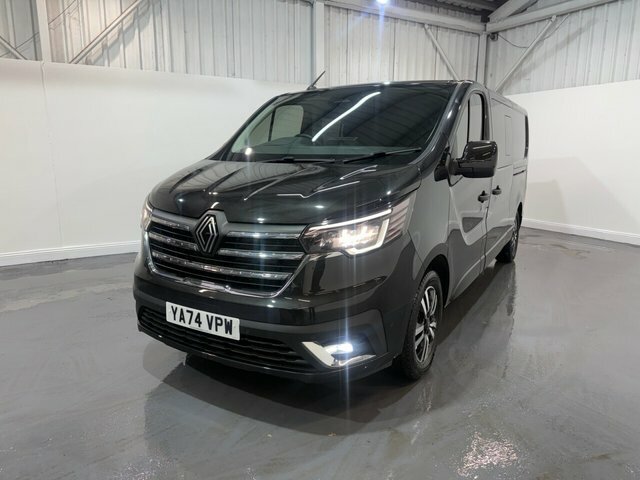 Renault Trafic 2.0 Dci Blue Ll30 Extra Sport Crew Van Double Cab YA74VPW Black #3