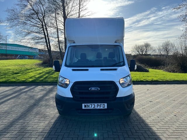 Ford Transit Custom 2.0 350 Ecoblue Leader Luton Tl WN73PFD White #2