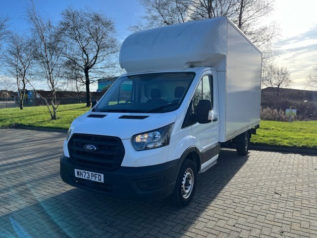 Ford Transit Custom 2.0 350 Ecoblue Leader Luton Tl WN73PFD White #3