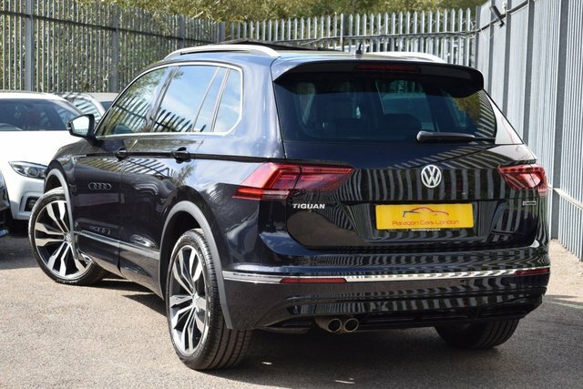 Volkswagen Tiguan 2019 2.0 Tdi R-line Suv Dsg 4Motion Eur KL68BWN Black #3