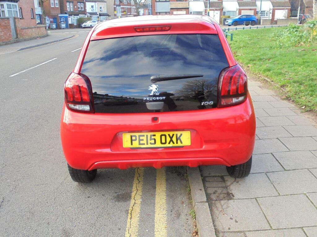 Peugeot 108 1.2 Vti Puretech Allure Euro 5 PE15OXK Red #4